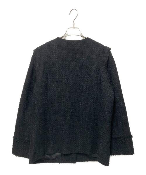 FRAY ID（フレイ アイディー）FRAY ID (フレイ アイディー) GIOLICA 2WAYツイードジレジャケット ブラック サイズ:1の古着・服飾アイテム