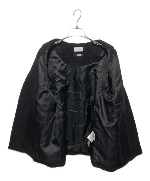 FRAY ID（フレイ アイディー）FRAY ID (フレイ アイディー) GIOLICA 2WAYツイードジレジャケット ブラック サイズ:1の古着・服飾アイテム