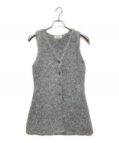 中古・古着通販】MIESROHE (ミースロエ) シャギーベスト イエロー