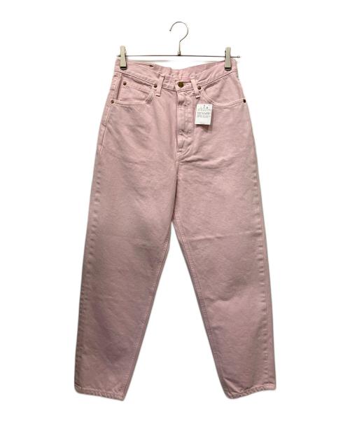 LEE（リー）LEE (リー) テーパードデニムパンツ ピンク サイズ:Ｍ 未使用品の古着・服飾アイテム