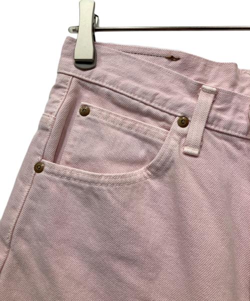 LEE（リー）LEE (リー) テーパードデニムパンツ ピンク サイズ:Ｍ 未使用品の古着・服飾アイテム