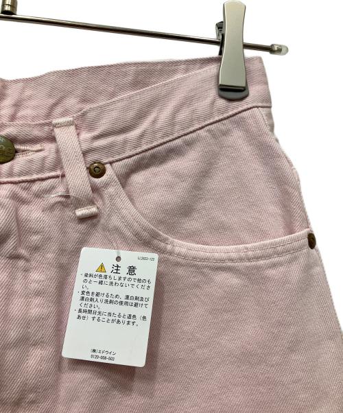 LEE（リー）LEE (リー) テーパードデニムパンツ ピンク サイズ:Ｍ 未使用品の古着・服飾アイテム
