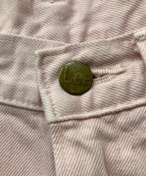 LEE（リー）LEE (リー) テーパードデニムパンツ ピンク サイズ:Ｍ 未使用品の古着・服飾アイテム