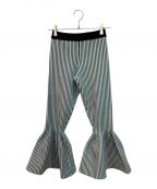 CFCLシーエフシーエル）の古着「HYPHA TIGHT BELL BOTTOM PANTS　ハイファ タイトベルボトムパンツ」｜EMERALD MULTI