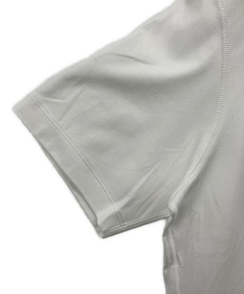 DRAWER（ドゥロワー）Drawer (ドゥロワー) コットン天竺ラグランスリーブTシャツ ホワイト サイズ:Fの古着・服飾アイテム