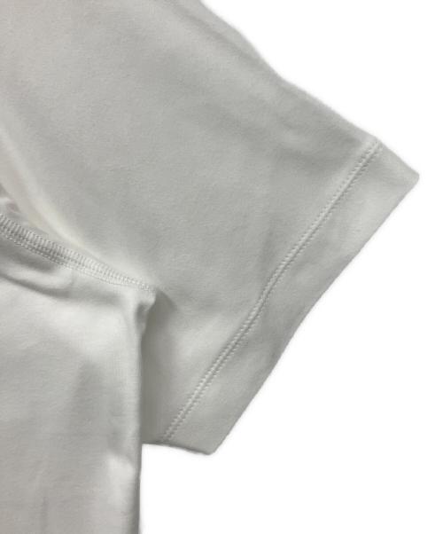 DRAWER（ドゥロワー）Drawer (ドゥロワー) コットン天竺ラグランスリーブTシャツ ホワイト サイズ:Fの古着・服飾アイテム