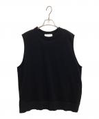 AP STUDIOエーピーストゥディオ）の古着「Sweat VEST」｜ブラック