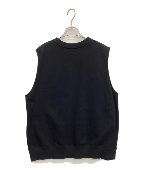 AP STUDIO（エーピーストゥディオ）AP STUDIO (エーピーストゥディオ) Sweat VEST ブラック サイズ:Freeの古着・服飾アイテム