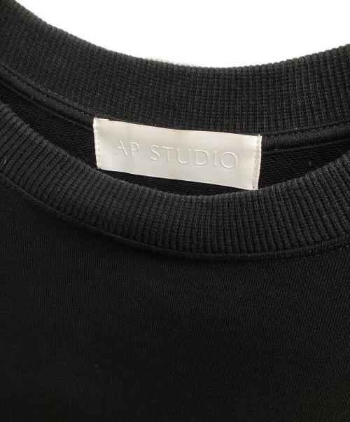 AP STUDIO（エーピーストゥディオ）AP STUDIO (エーピーストゥディオ) Sweat VEST ブラック サイズ:Freeの古着・服飾アイテム
