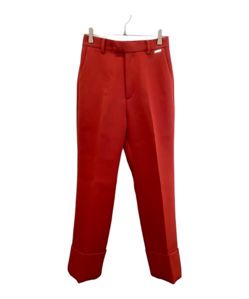 BRAHMIN（ブラーミン）BRAHMIN (ブラーミン) セミフレアパンツ レッド サイズ:38の古着・服飾アイテム