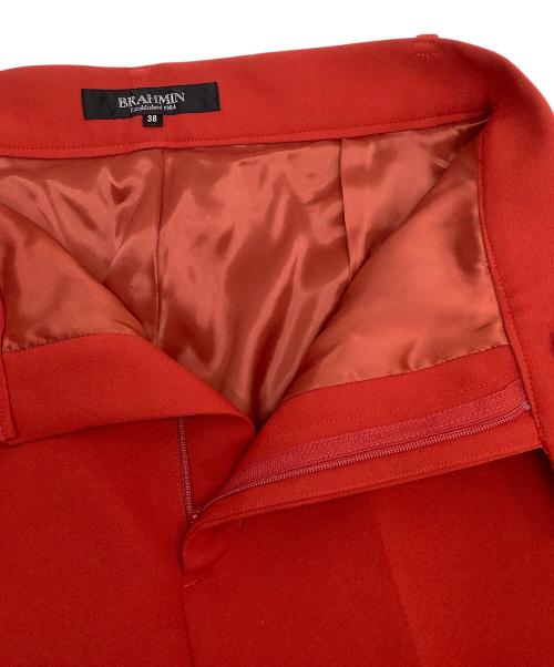 BRAHMIN（ブラーミン）BRAHMIN (ブラーミン) セミフレアパンツ レッド サイズ:38の古着・服飾アイテム
