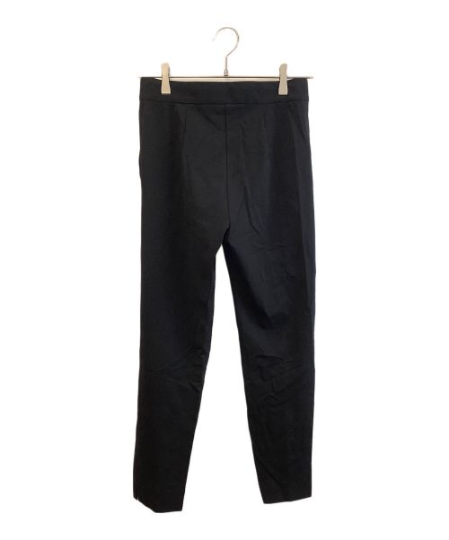 MaxMara（マックスマーラ）MaxMara (マックスマーラ) センタープレスパンツ ブラック サイズ:40の古着・服飾アイテム