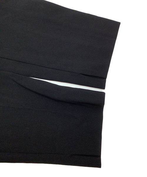 MaxMara（マックスマーラ）MaxMara (マックスマーラ) センタープレスパンツ ブラック サイズ:40の古着・服飾アイテム