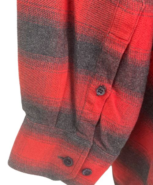BALENCIAGA（バレンシアガ）BALENCIAGA (バレンシアガ) TARTAN NEW SWING SHIRT レッド サイズ:34の古着・服飾アイテム