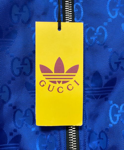 GUCCI（グッチ）GUCCI (グッチ) adidas (アディダス) GG Canvas Reversible Jacket ベージュ/ブルー サイズ:52の古着・服飾アイテム