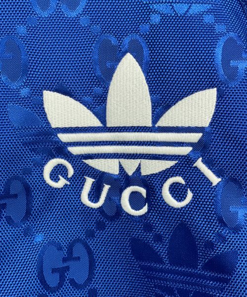 GUCCI（グッチ）GUCCI (グッチ) adidas (アディダス) GG Canvas Reversible Jacket ベージュ/ブルー サイズ:52の古着・服飾アイテム
