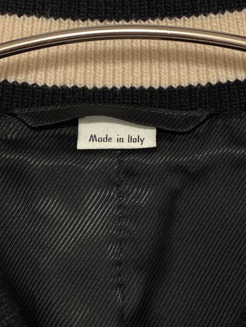 GUCCI（グッチ）GUCCI (グッチ) ジャージーウールボンバージャケット ネイビー サイズ:46の古着・服飾アイテム