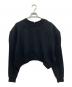 AMOMMA（アモマ）の古着「PUFF SLEEVE SWEAT / パフ スリーブ スウェット」｜ブラック