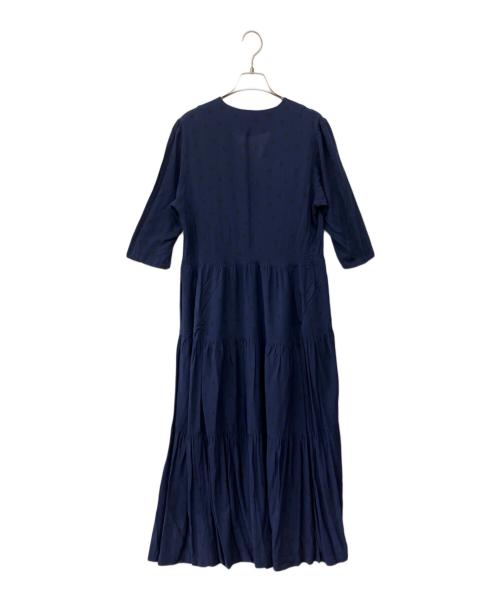 SINME（シンメ）SINME (シンメ) ドットワンピース ネイビー サイズ:Sの古着・服飾アイテム