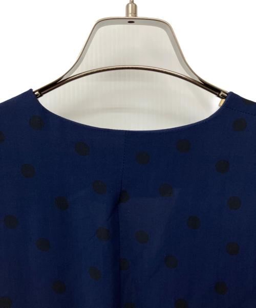 SINME（シンメ）SINME (シンメ) ドットワンピース ネイビー サイズ:Sの古着・服飾アイテム