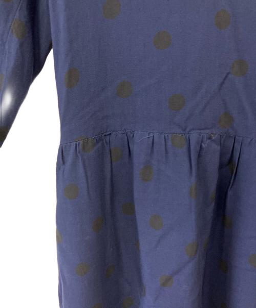 SINME（シンメ）SINME (シンメ) ドットワンピース ネイビー サイズ:Sの古着・服飾アイテム