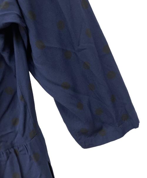 SINME（シンメ）SINME (シンメ) ドットワンピース ネイビー サイズ:Sの古着・服飾アイテム