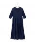 SINME（シンメ）の古着「ドットワンピース」｜ネイビー