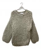 ETRE TOKYOエトレトウキョウ）の古着「ローゲージルーズニットプルオーバー」｜グリーン