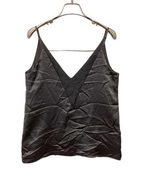 BRILL（ブリル）BRILL (ブリル) シルクサテンキャミソール グレー サイズ:Fの古着・服飾アイテム