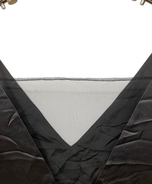 BRILL（ブリル）BRILL (ブリル) シルクサテンキャミソール グレー サイズ:Fの古着・服飾アイテム