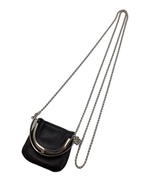 ED ROBERT JUDSON（エド ロバート ジャドソン）ED ROBERT JUDSON (エド ロバート ジャドソン) がま口コインケース ブラックの古着・服飾アイテム