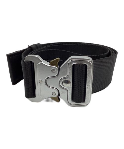 1017 ALYX 9SM（テンセブンティーン アリクス ナインエスエム）1017 ALYX 9SM (アリクス) ローラーコースターバックル ベルト ブラック×シルバーの古着・服飾アイテム