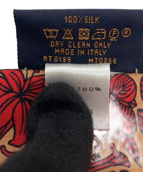 LOUIS VUITTON（ルイ ヴィトン）LOUIS VUITTON (ルイ ヴィトン) ジュドゥルイスカーフ レッドの古着・服飾アイテム