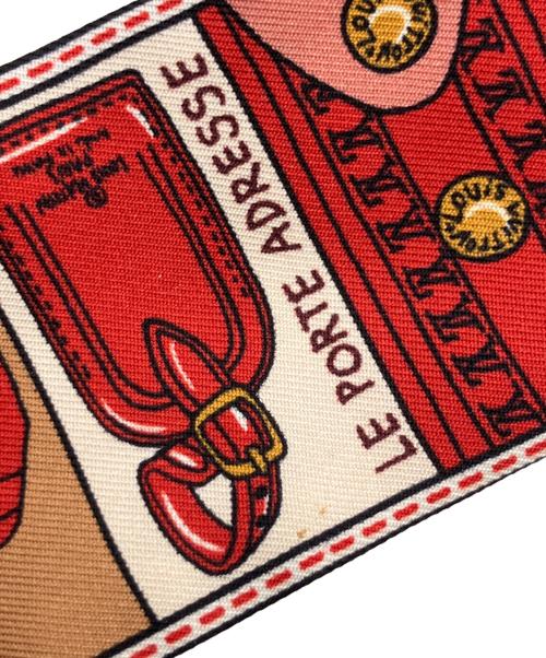 LOUIS VUITTON（ルイ ヴィトン）LOUIS VUITTON (ルイ ヴィトン) ジュドゥルイスカーフ レッドの古着・服飾アイテム