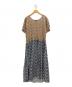 No.6 (ナンバーシックス) GAYA フラワープリントワンピース イエロー×ブルー：7000円