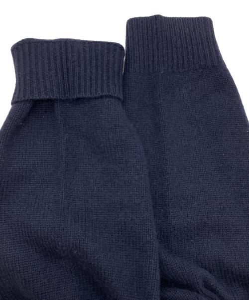 POLO RALPH LAUREN（ポロ・ラルフローレン）POLO RALPH LAUREN (ポロ・ラルフローレン) カシミヤハーフジップニット ネイビー サイズ:XLの古着・服飾アイテム