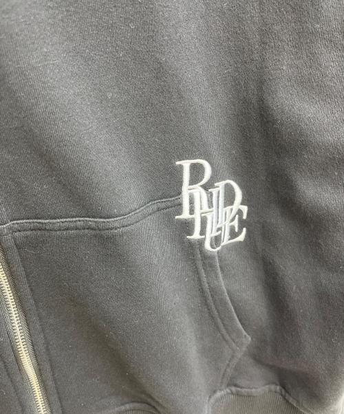 RHUDE（ルード）RHUDE (ルード) ジップパーカー ブラック サイズ:XLの古着・服飾アイテム