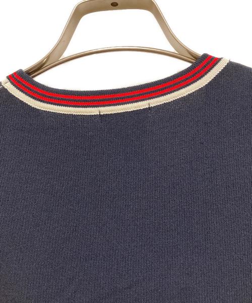 Sov.（ソブ）Sov. (ソブ) カシュクールニットワンピース ネイビー サイズ:SIZE 36の古着・服飾アイテム