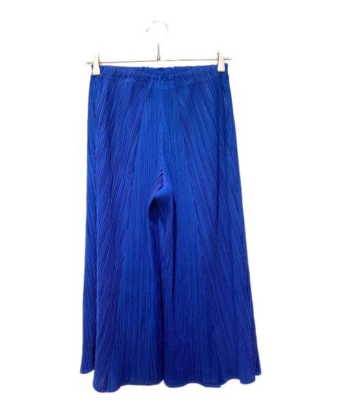 PLEATS PLEASE（プリーツプリーズ）PLEATS PLEASE (プリーツプリーズ) プリーツパンツ ブルー サイズ:1の古着・服飾アイテム