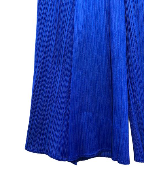 PLEATS PLEASE（プリーツプリーズ）PLEATS PLEASE (プリーツプリーズ) プリーツパンツ ブルー サイズ:1の古着・服飾アイテム