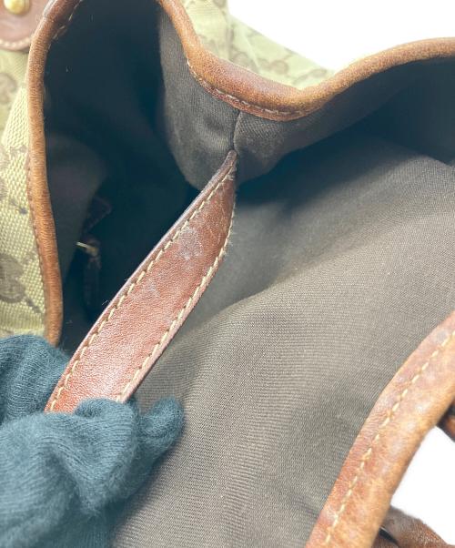 GUCCI（グッチ）GUCCI (グッチ) GGキャンバス ホースビット トートバッグ ベージュの古着・服飾アイテム