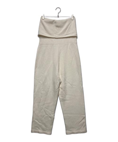 edit.for lulu（エディットフォールル）edit.for lulu (エディットフォールル) ニット ベアオールインワン ホワイト サイズ:FREEの古着・服飾アイテム