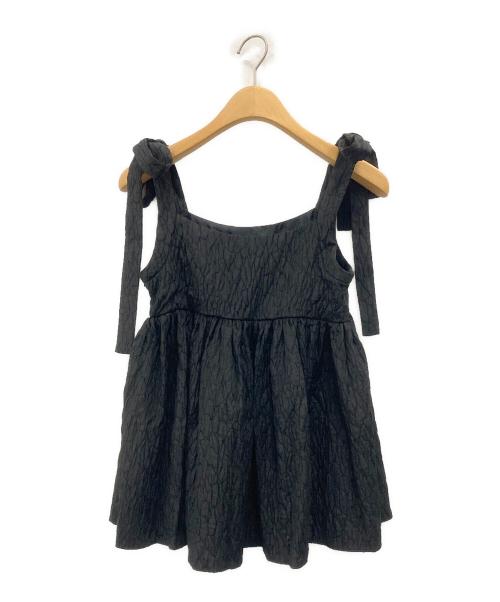 JOIEVE（ジョエブ）JOIEVE (ジョエブ) swan cami ブラウス ブラック サイズ:-の古着・服飾アイテム