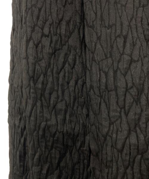 JOIEVE（ジョエブ）JOIEVE (ジョエブ) swan  jacquard パンツ ブラック サイズ:38の古着・服飾アイテム