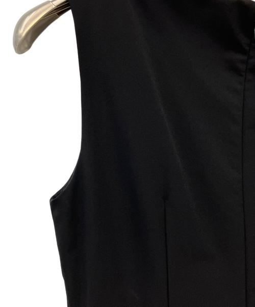 CELFORD（セルフォード）CELFORD (セルフォード) ランダムタックフィット&フレアワンピース ブラック サイズ:36の古着・服飾アイテム