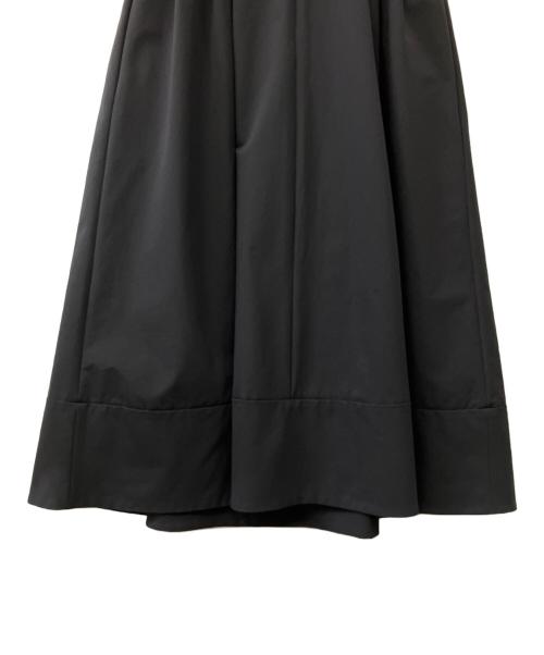 CELFORD（セルフォード）CELFORD (セルフォード) ランダムタックフィット&フレアワンピース ブラック サイズ:36の古着・服飾アイテム