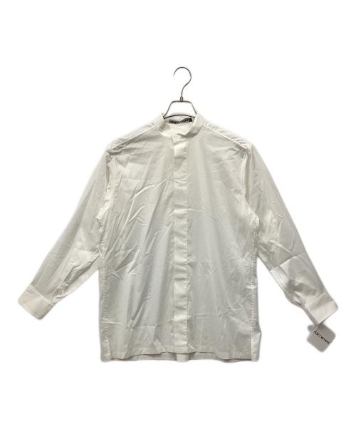 ISSEY MIYAKE（イッセイミヤケ）ISSEY MIYAKE (イッセイミヤケ) 比翼シャツ ホワイト サイズ:2の古着・服飾アイテム