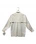 ISSEY MIYAKE (イッセイミヤケ) 比翼シャツ ホワイト サイズ:2：18000円