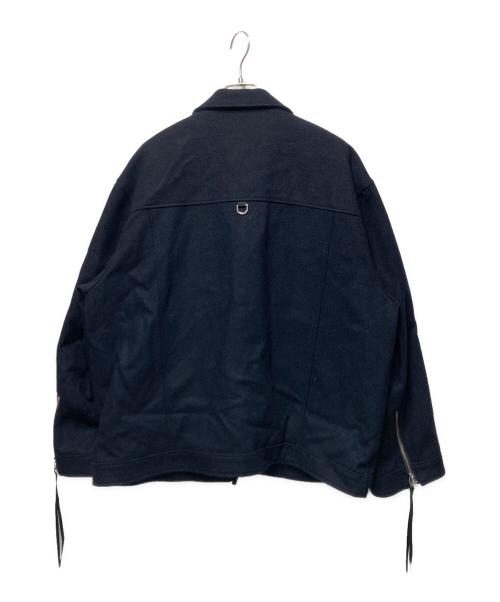 MAISON SPECIAL（メゾンスペシャル）MAISON SPECIAL (メゾンスペシャル) ハイパーマルチポケットプライムオーバーダブルライダースジャケット ネイビー サイズ:1の古着・服飾アイテム