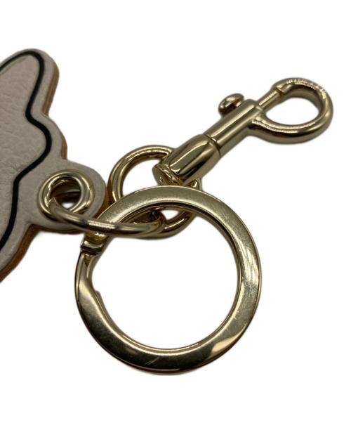 ANYA HINDMARCH（アニヤ・ハインドマーチ）ANYA HINDMARCH (アニヤ・ハインドマーチ) EGGキーリング ホワイトの古着・服飾アイテム